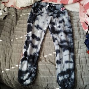 Tie dye jogger sweatpants PINK